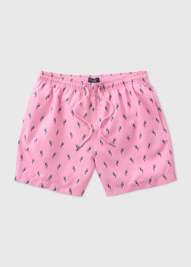 Pink Toucan Swim Shorts