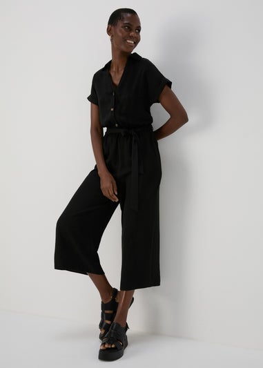 Black Utility Jumpsuit