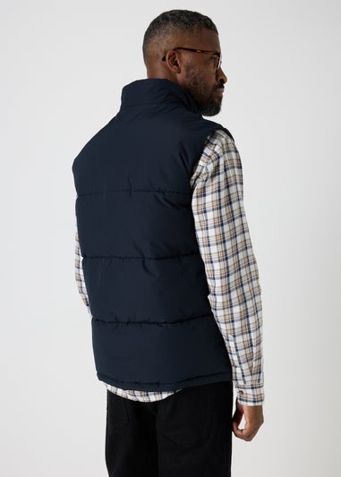 Lincoln Navy Padded Gilet