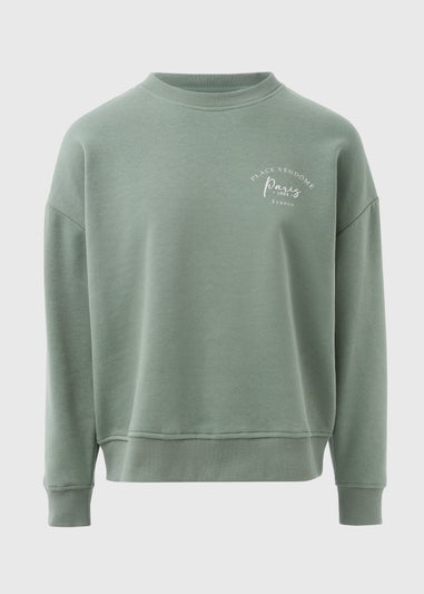 Green Paris Sweatshirt