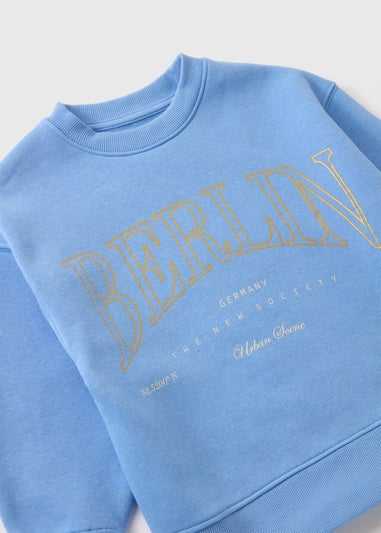 Girls Blue Berlin Sweatshirt (7-15yrs)