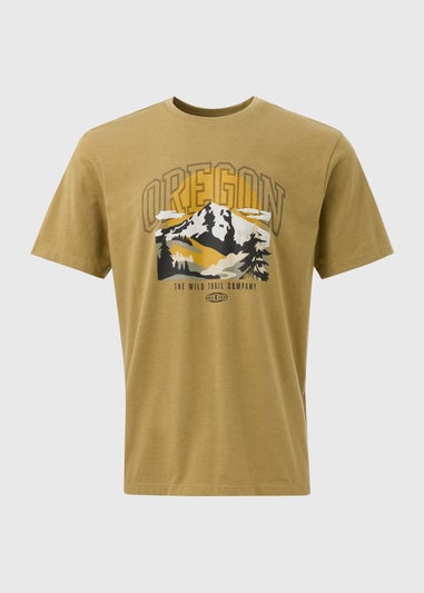 Khaki Oregon T-Shirt