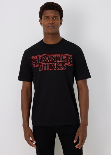 Black Stranger Things T-Shirt