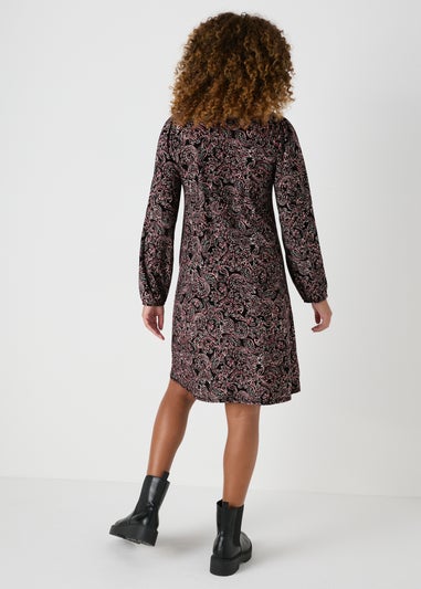 Black Paisley Dress