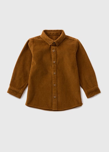 Boys Brown Corduroy Shacket (1-7yrs)