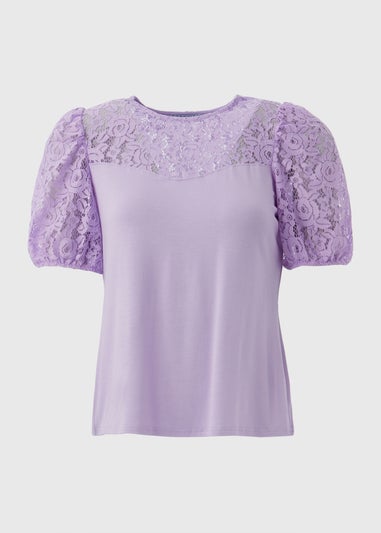 Lilac Lace T-Shirt