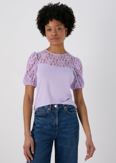 Lilac Lace T-Shirt