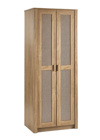 Julian Bowen Brown Sydney 2 Door Wardrobe (202 x 88 x 55cm)