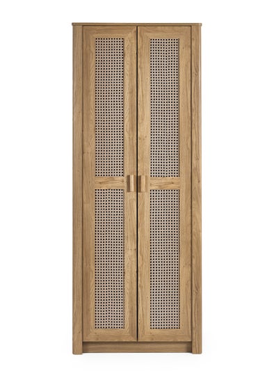 Julian Bowen Brown Sydney 2 Door Wardrobe (202 x 88 x 55cm)