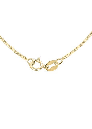 Golden Moments Yellow Gold Plated CZ Halo Necklace