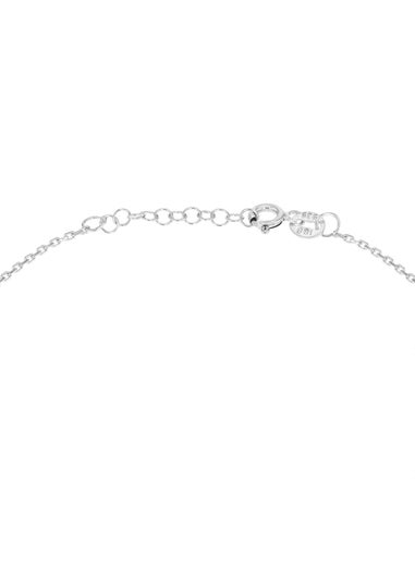 Golden Moments Sterling Silver CZ Bow Bracelet