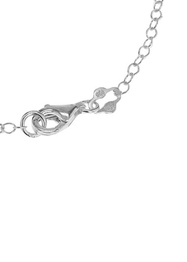 Golden Moments Sterling Silver CZ Heart Bracelet