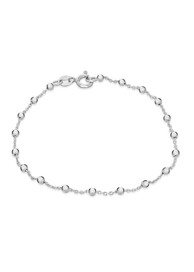 Golden Moments Sterling Silver Ball Bracelet