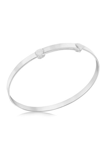 Golden Moments Sterling Silver Polished Baby Bangle