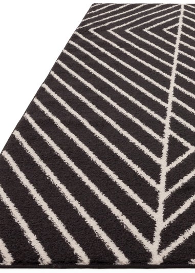 Asiatic Muse Black Linear Rug