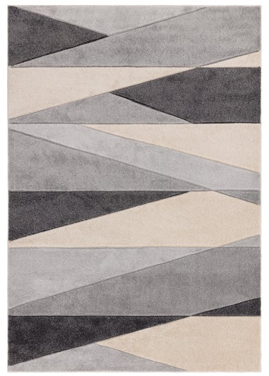 Asiatic Sketch Segment Grey Rug