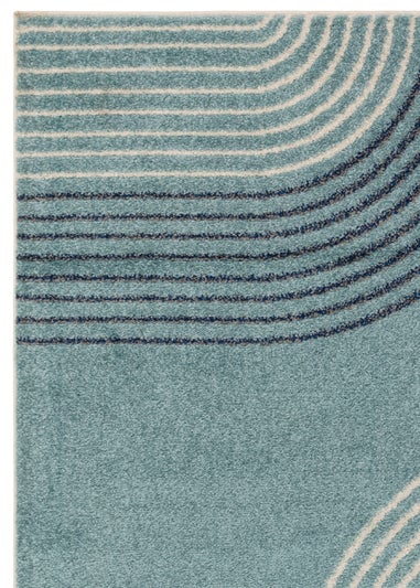 Asiatic Muse Blue Retro Rug