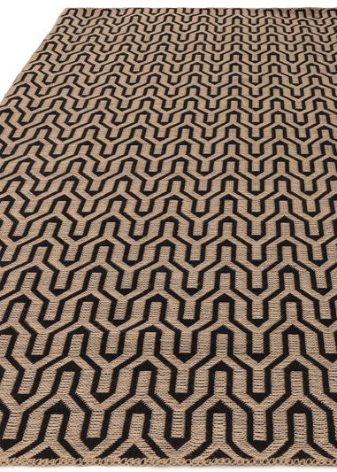 Asiatic Global Black Lattice Rug