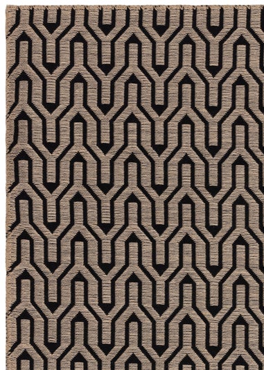 Asiatic Global Black Lattice Rug