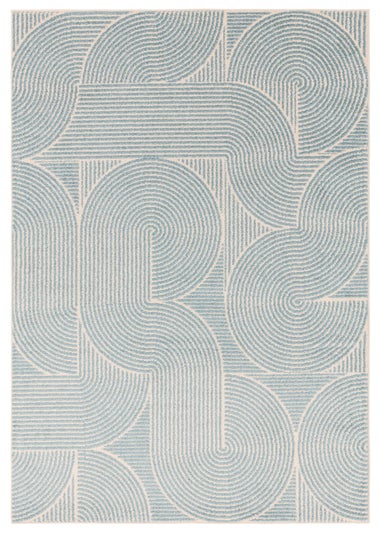 Asiatic Muse Blue Swirl Rug