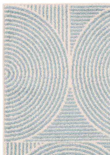 Asiatic Muse Blue Swirl Rug