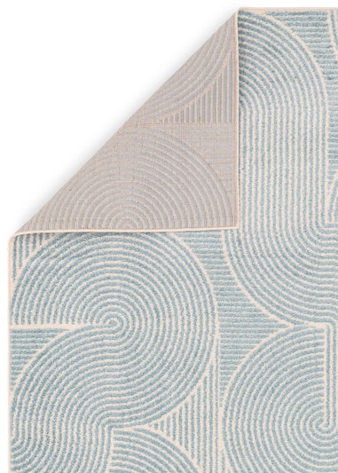 Asiatic Muse Blue Swirl Rug