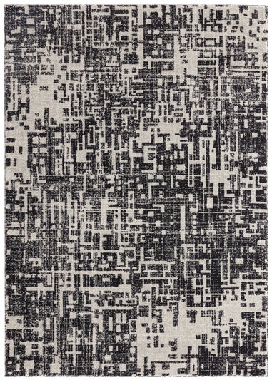 Asiatic Abstract Charcoal Rug