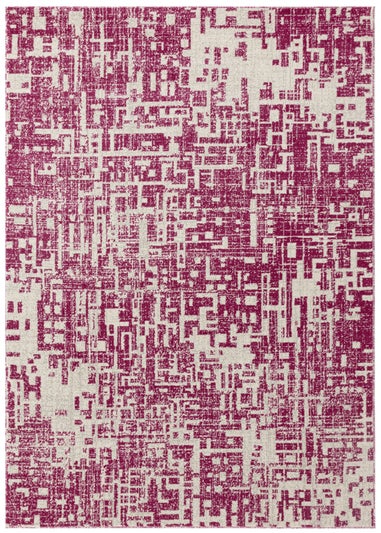 Asiatic Abstract Fuchsia Rug