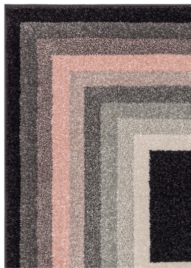 Asiatic Geo Charcoal Rug