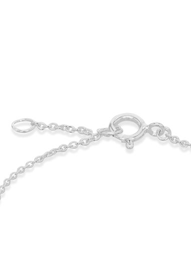 Golden Moments Sterling Silver CZ September Birthstone Bracelet