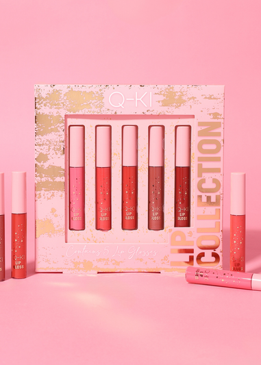 Q-KI Lip Collection 5 Piece Lip Gloss Gift Set