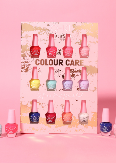 Q-KI Colour Care 12 Piece Nail Polish Gift Set