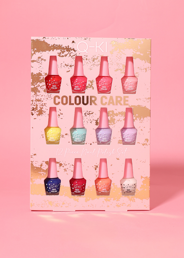 Q-KI Colour Care 12 Piece Nail Polish Gift Set