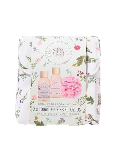 The Kind Edit Co. Spa Botanique Mini Shower Pouch Gift Set