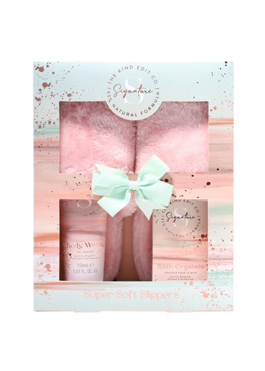 The Kind Edit Co. Signature Slipper Set Gift Set