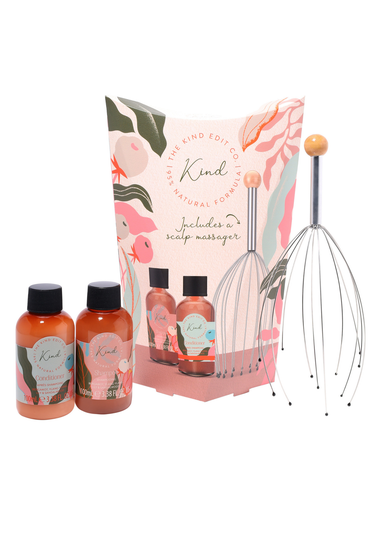 The Kind Edit Co. Kind Scalp Massager Gift Set