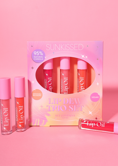 Sunkissed Lip Dew Lip Oil Trio Gift Set