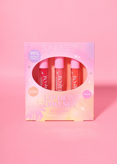 Sunkissed Lip Dew Lip Oil Trio Gift Set