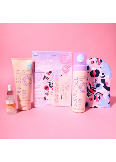 Sunkissed Pure Glow Collection Dark Tanning Gift Set