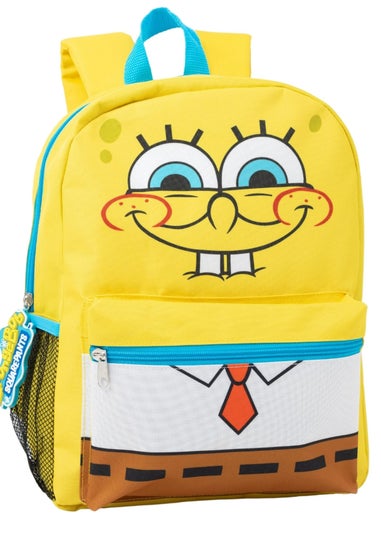 SpongeBob SquarePants Yellow Logo Backpack Set (36 x 26 x 10cm)