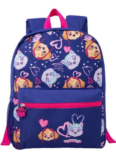 Paw Patrol Girls Blue Skye & Everest Backpack Set (Pack of 4)