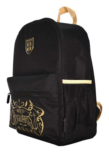 Harry Potter Black/Gold Back To Hogwarts Backpack