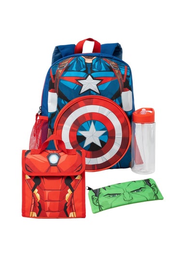 Avengers Blue Backpack Set (36 x 26 x 10cm)