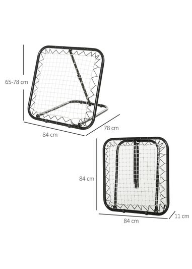 HOMCOM Angle Adjustable Rebounder Net