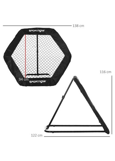 SPORTNOW Football Rebounder Net