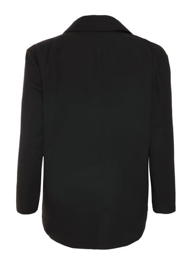 Quiz Black Curve Oversized Tailored Blazer