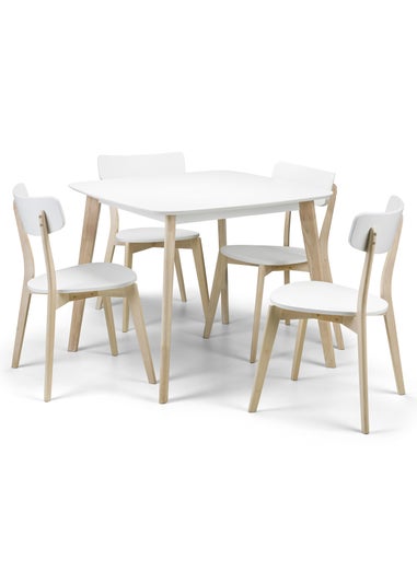 Julian Bowen Brown Casa Square Dining Table (75 x 90 x 90cm)