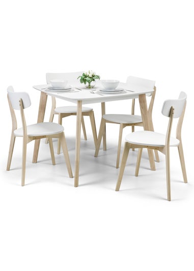 Julian Bowen Brown Casa Square Dining Table (75 x 90 x 90cm)