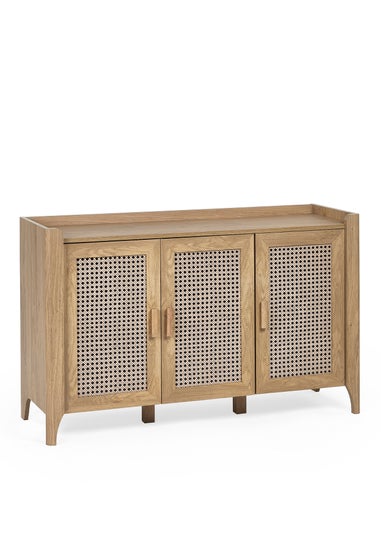 Julian Bowen Brown Sydney 3 Door Sideboard (75 x 120 x 41cm)