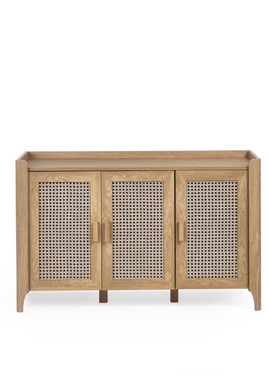 Julian Bowen Brown Sydney 3 Door Sideboard (75 x 120 x 41cm)